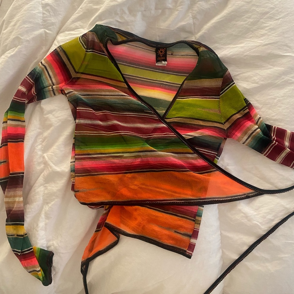 Vintage Jean Paul Gaultier Soleil mesh top